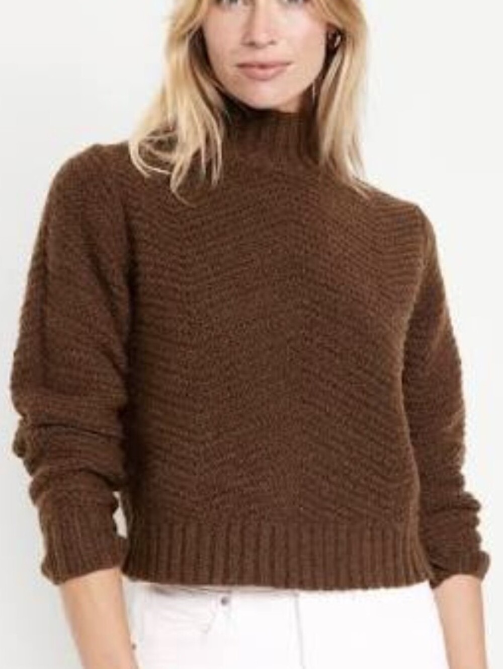 Like New Mockneck Sweater